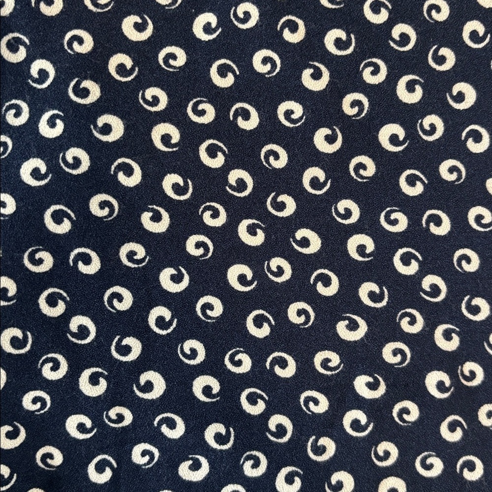 Reformation Dimo Pant in Navy and White Print Size 4 - Picture 3 of 6